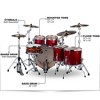 ddrum Dios 5-Piece Shell Pack Cherry Red Sparkle - 2 of 4