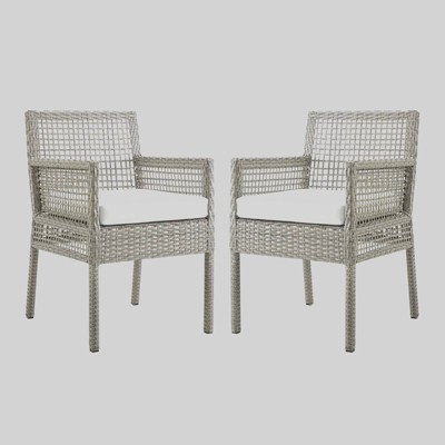 white wicker chair target