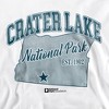 Men's Crater Lake National Park State Line Crewneck Sweatshirt - 2 of 4
