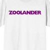 Zoolander Logo Crew Neck Short Sleeve Men's White T-shirt - 2 of 3