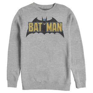 Men's Batman Caped Crusader Logo Sweatshirt - 1 of 3