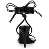 Allegra K Women's Strappy Lace Up Slingback Open Toe Stiletto Heel Sandals - 3 of 4