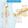 Unique Bargains  Metal Small Beautiful Personalized Flower Keychain for Handbag Purse - 2 of 4