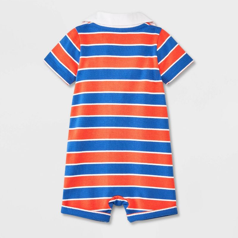 Baby Boys' Polo Romper - Cat & Jack™, 3 of 6