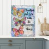Courtside Market Beautiful Girl Butterfly Trio II Gallery-Wrapped Canvas - 2 of 3