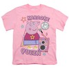 Boys' Short Sleeve Peppa Pig Mummy Pig Karaoke Unisex Youth T-Shirt - 2 of 4