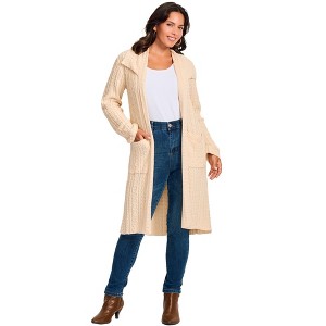 Avenue Cable Cardigan - 1 of 4
