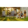 Hyleory 4PCS Patio Stackable Dining Chairs with Curved Armrests & Quick-Drying Fabric - 2 of 4