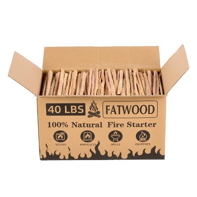 Dexmalle 40 Lbs Fatwood Fire Starter Sticks