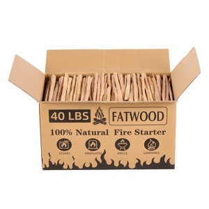 Dexmalle 40 Lbs Fatwood Fire Starter Sticks - 1 of 4