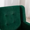 Sapphtopaz Accent Chair Wood Chair for Bedroom Comfy Chairs Modern Armchair Accent Chairs for Living Room, Bedroom, Nursery - 2 of 4
