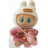 Doll Clothes Superstore Pink Sweater with Matching Hat and Bag for 17.5cm Labubu Dolls - 3 of 4