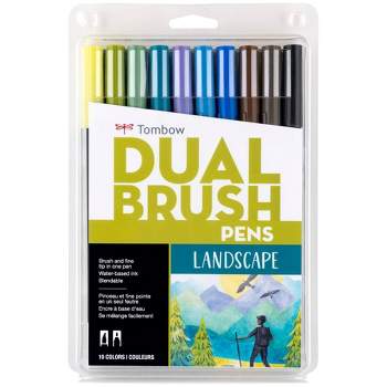Tombow 10ct Dual Brush Pen Art Markers - Tropical : Target