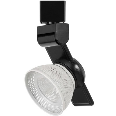 Cal Lighting HT-999BK-MESHWH 12W dimmable Integrated LED Track Fixture, 750 Lumen, 90 CRI, Black