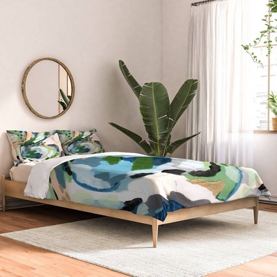 Laura Fedorowicz Greenery 100% Cotton Comforter Set - Deny Designs