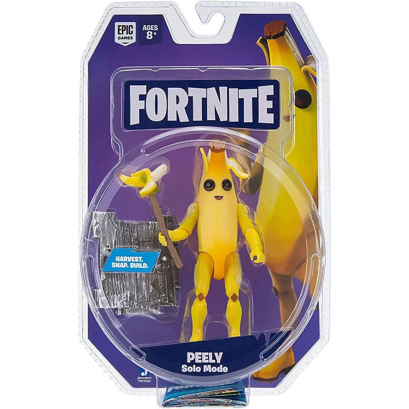 Jazwares, Inc. Fortnite Solo Mode 4 Inch Action Figure | Peely, 2 of 4