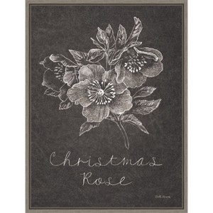 Amanti Art Black and White Chalkboard Christmas III by Beth Grove Canvas Wall Art Print Framed 23 x 30-in. - 1 of 4