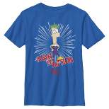 Boy's Phineas & Ferb Phineas and Ferb Man Of Action T-Shirt