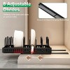 LunaLulinlk Pull Out Pots And Pans Organizer Under Cabinet With 8 Adjustable Dividers Sliding Pots Holder - 4 of 4