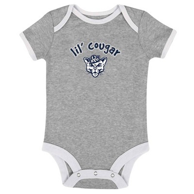 NCAA BYU Cougars Infant Boys&#39; Short Sleeve 3pk Bodysuit Set - 6-9M