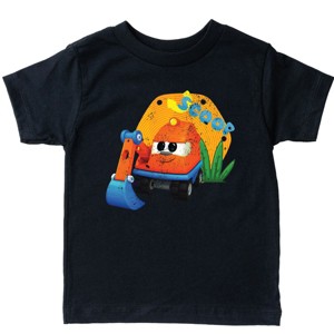 Leo the Truck Scoop Name Distressed - Toddler Short Sleeve Graphic T-Shirt - 1 of 3