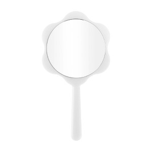 Unique Bargains Flower Shaped Handheld Mirror 1 Pc - 1 of 3