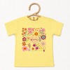 The Juniper Shop Happiness Blooms From Within Toddler Short Sleeve Tee - 5T - Yellow - 2 of 4
