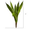 Nearly Natural 20-in Artificial Sansevieria Snake Plant (Set of 6) - 2 of 3