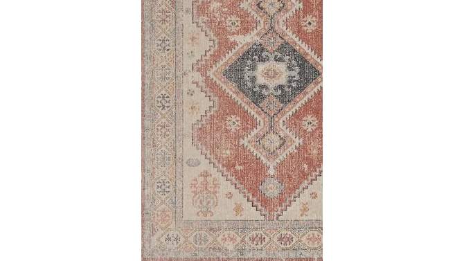 Great Zero Lofton Rug Off White/Red - Linon, 2 of 9, play video
