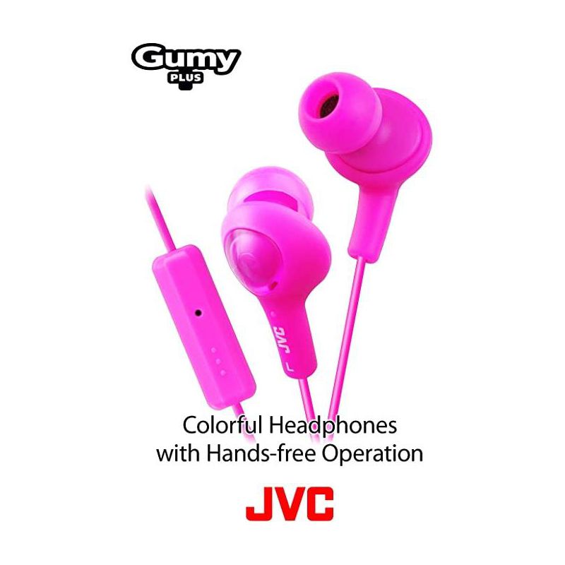 JVC HAFR6B Gumy Plus Headphones, 2 of 8