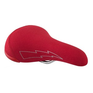 Se Bikes Flyer Seat BMX - Red 155mm Width Chrome Plated Steel Rails - 1 of 1
