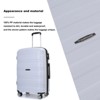 Whisen 3-Piece Set(20/24/28 in.) PP Luggage Sets Hardshell Lightweight Suitcase with TSA Lock - 3 of 4