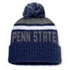 NCAA Penn State Nittany Lions Humid Knit Cuffed Pom Beanie: Midweight Acrylic Knit - 2 of 3