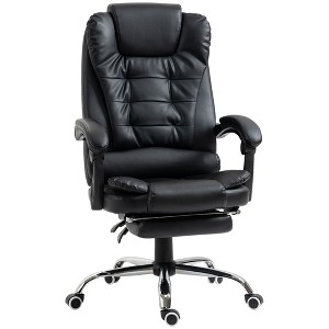 High Back Computer Office Chair with Footrest - 1 of 4
