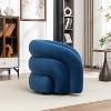 SEYNAR Modern Glam Velvet 360 Degree Swivel Accent Armchair with Tufted Back - 3 of 4
