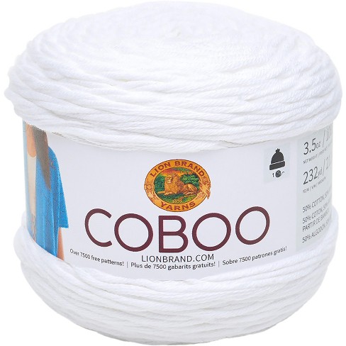 Lion Brand Coboo Yarn-white : Target