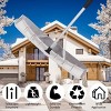Costway 21FT Telescoping Snow Roof Rake Shovel Large Poly Blade Aluminum Tube Non-Slip Handle - 2 of 4