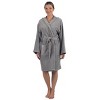 Alpine Swiss Stacy Women Hooded Bathrobe Cotton Terry Cloth Robe for Women Super Absorbent Quick Drying Luxury Hotel Spa Robe - 3 of 4