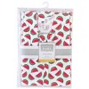 Hudson Baby Infant Girl Cotton Sleeveless Wearable Sleeping Bag, Sack, Blanket, Watermelon - 2 of 2