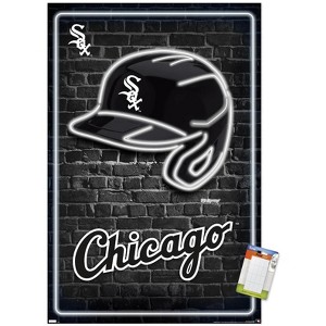 Trends International MLB Chicago White Sox - Neon Helmet 23 Unframed Wall Poster Prints - 1 of 4