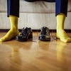 Solid Color Crew Cotton Dress Socks  from the Sock Panda (Men's Sizes, Adult Large) - 3 of 4