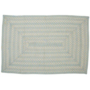 Park Designs Cozy Cottage Braided Blue Rectangle Indoor Rug 4' x 6' - 1 of 4