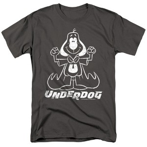 Underdog Outline Under Adult T-Shirt - 1 of 4