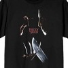 Freddy Vs. Jason Classic Poster Art Crew Neck Short Sleeve Women's Black T-shirt - 2 of 3