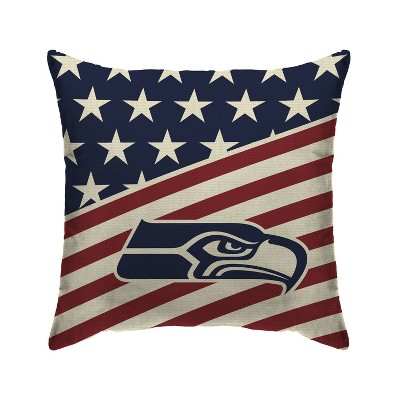 NFL Seattle Seahawks Americana Decorative Throw Pillow