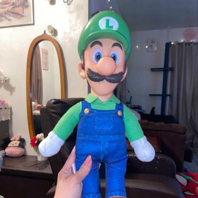 Nintendo The Super Mario Bros. Movie Luigi Poseable Plush : Target