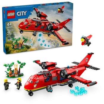 LEGO City Fire Rescue Plane Toy Set 60413