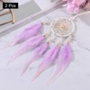 Unique Bargains Small Handmade Macrame Dream Catchers for Home Decoration 2 Pcs - 3 of 4