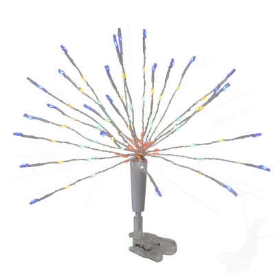 Northlight 12" Multicolor LED Lighted Firework Christmas Tree Topper