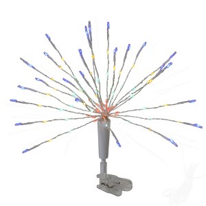 Northlight 12" Multicolor LED Lighted Firework Christmas Tree Topper - 1 of 4